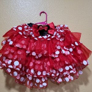 Disney Minnie mouse tutu elastic waist skirt